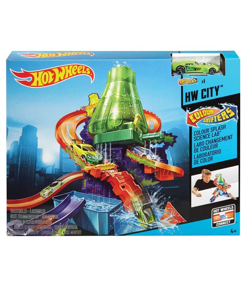 Hot Wheels Shifters Color Splash Science Lab Playset - Buy Hot Wheels