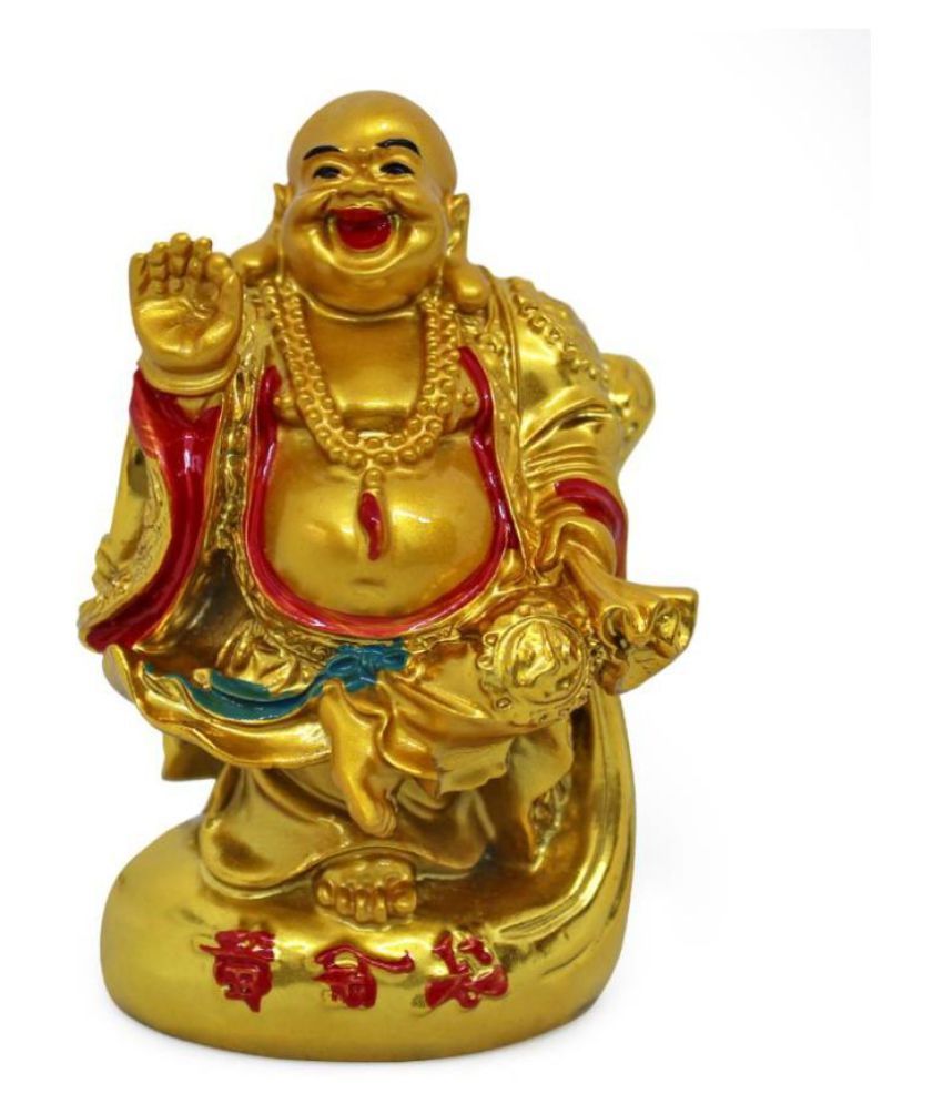     			RAHUL NAVI COLLECTION  Laughing Buddha Statue Showpiece