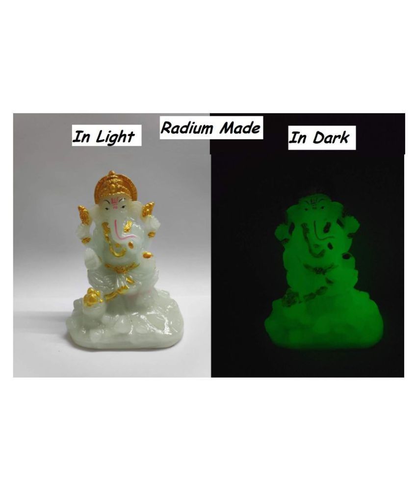 Radium Made Enlighted Lord Ganesha Idol,Enlights even in Dark by "Make