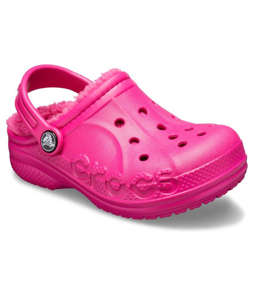 Crocs Baya Pink Girls Clogs Price in India- Buy Crocs Baya Pink Girls ...