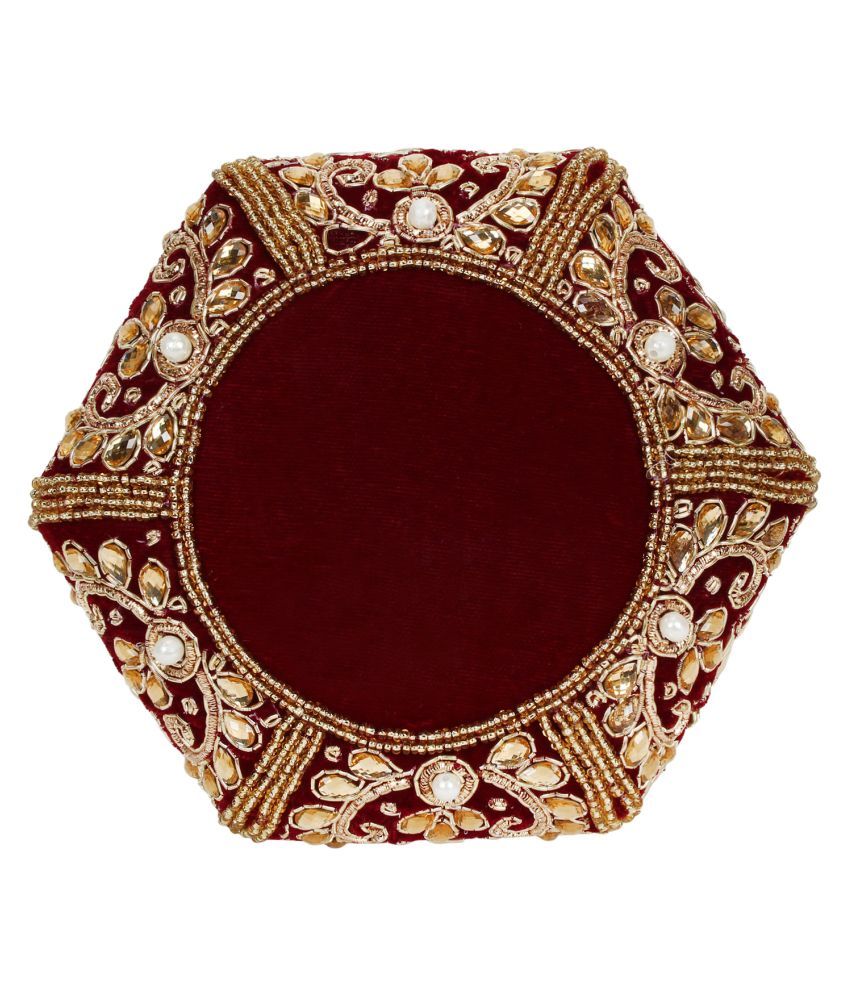 maroon potli