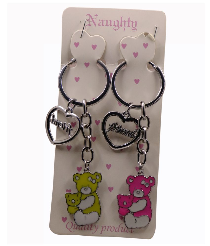 couple teddy keychain