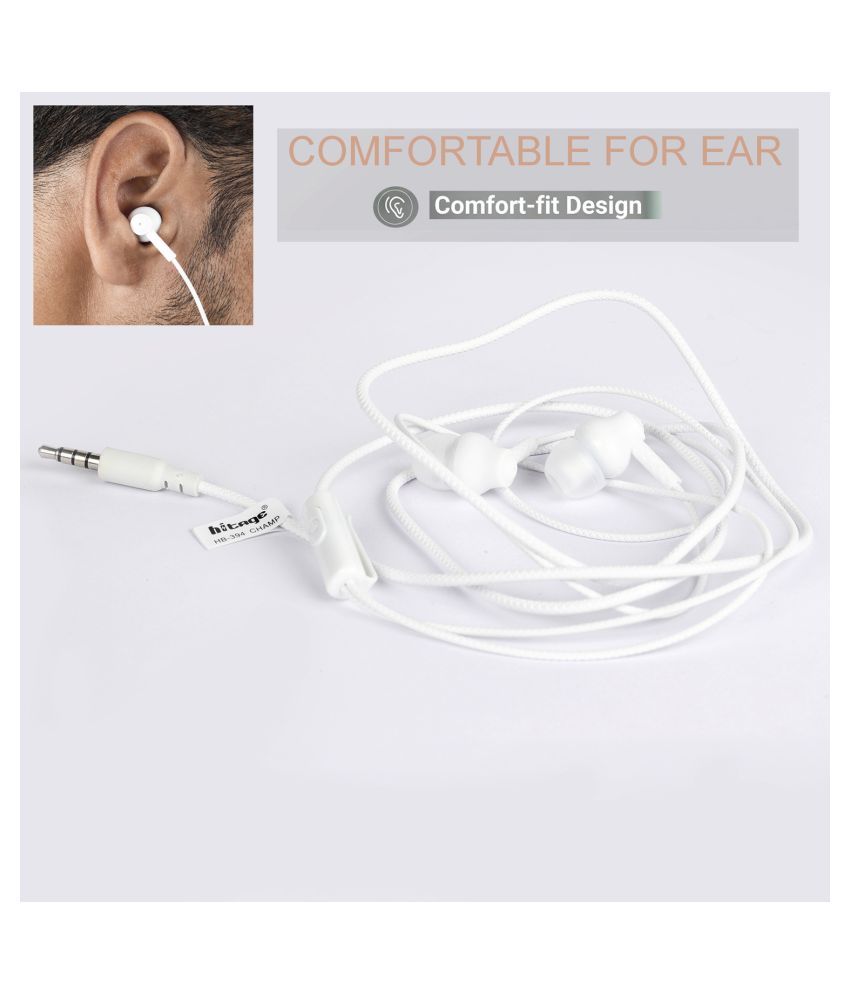 hitage High Definition In Ear Wired With Mic Headphones/Earphones Buy