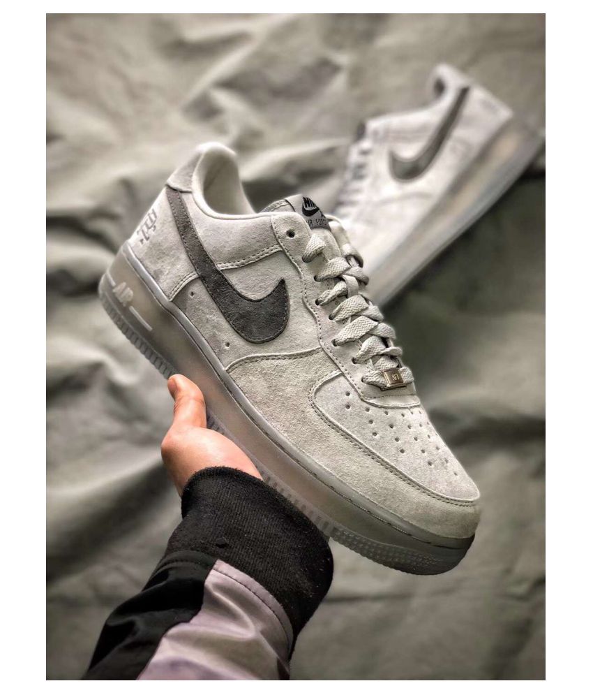 Air Force 1 Reigning Low ankle Unisex GREY: Buy Online at Best Price on Snapdeal