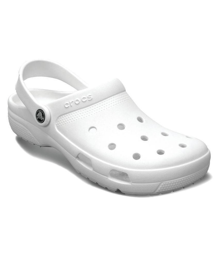  Crocs  White Rubber Floater Sandals  Buy Crocs  White 