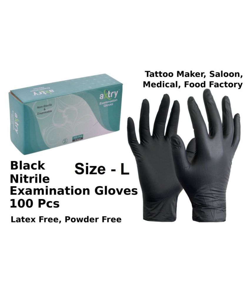 Axtry Non Sterile Examination Gloves (No of Products) 100 (Gloves) Buy