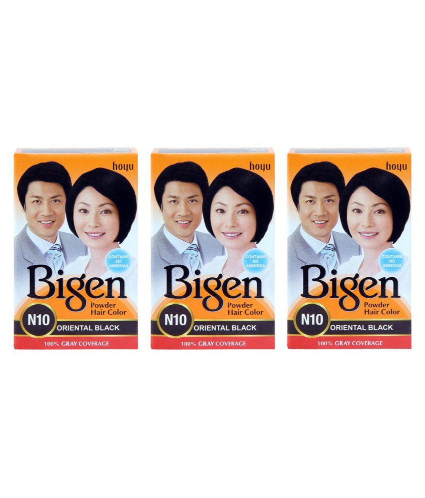     			Bigen Temporary Hair Color Black 6 g Pack of 3