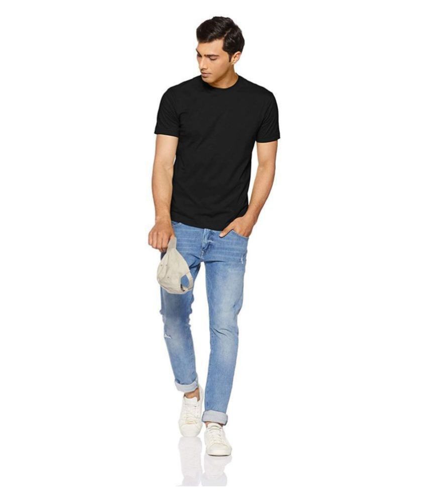 Candid Icon Polyester Cotton White Solids T-Shirt - Buy Candid Icon ...