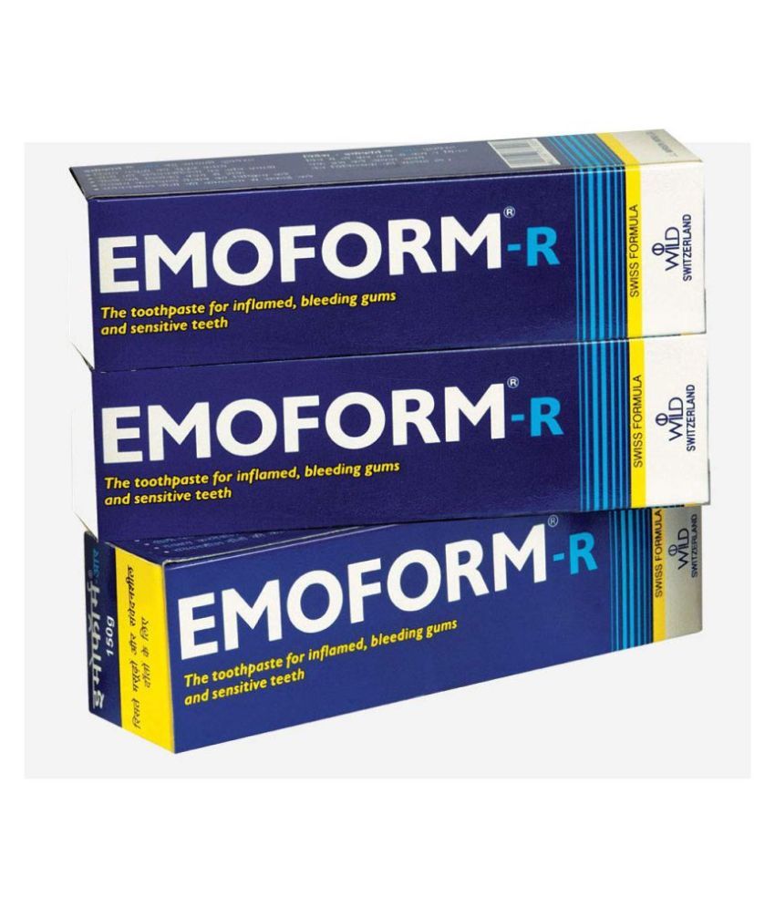 EMOFORM R Toothpaste 150 gm Pack of 3 Buy EMOFORM R Toothpaste 150