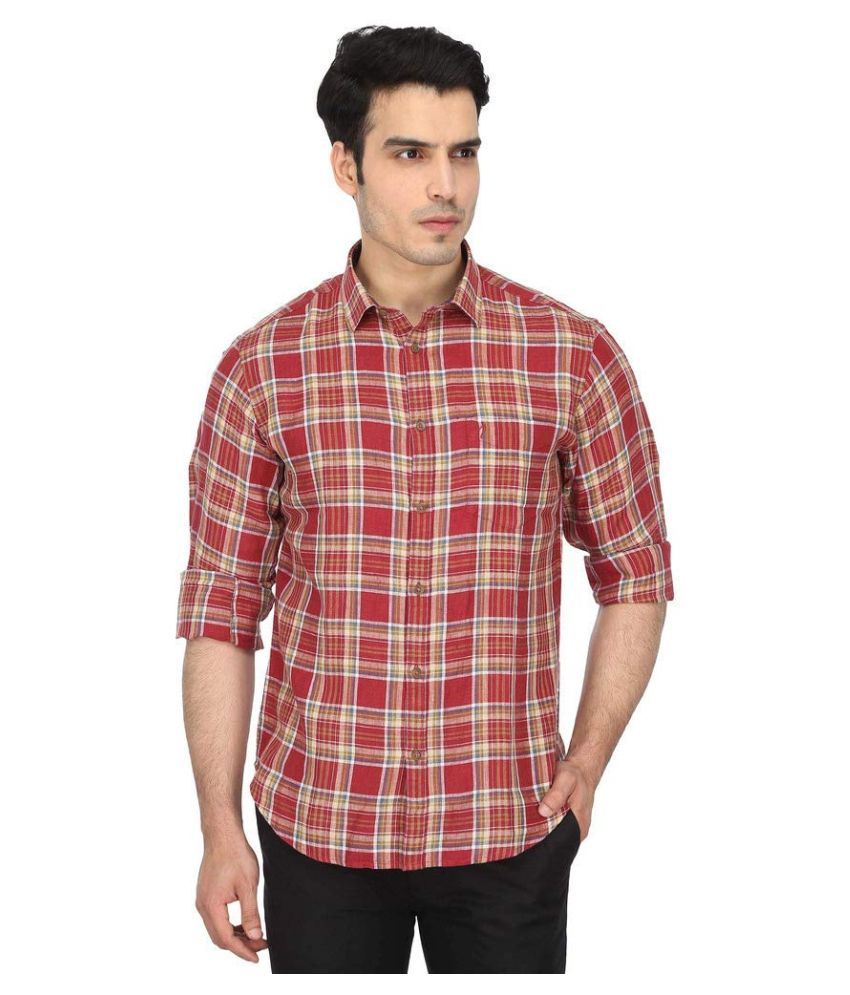 indian terrain red shirt