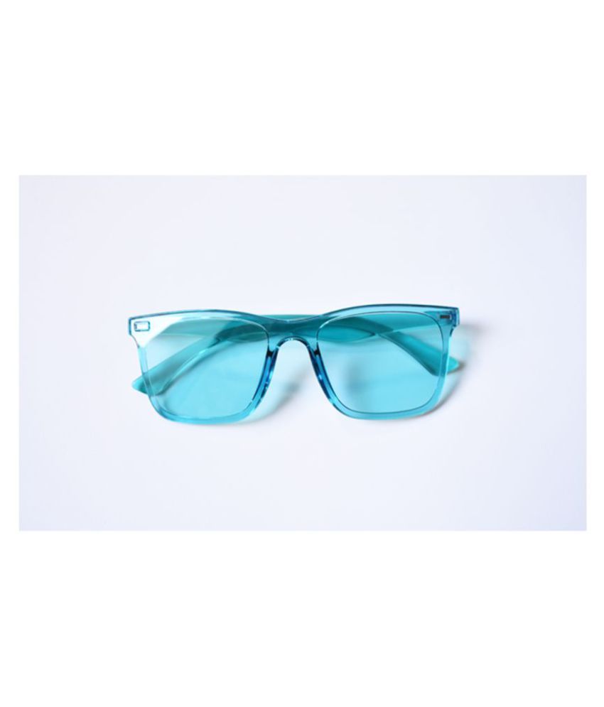 M&H EYEWEAR Ocean Blue Square Sunglasses ( BBLUE69 ) Buy M&H