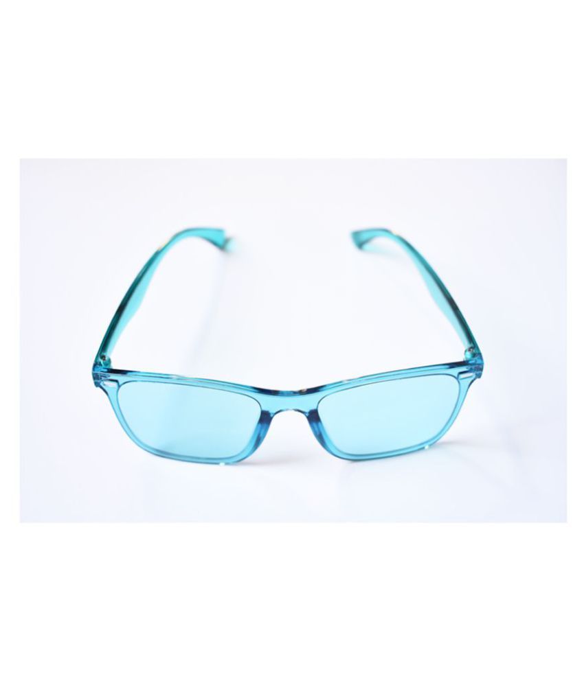M&H EYEWEAR Ocean Blue Square Sunglasses ( BBLUE69 ) Buy M&H