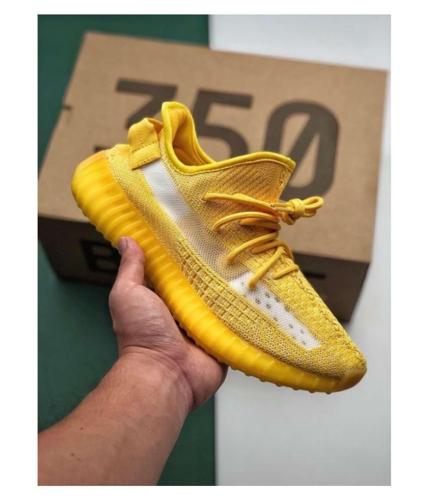 Yeezy Boost 350 Light Yellow Low ankle Unisex Yellow: Buy Online at ...