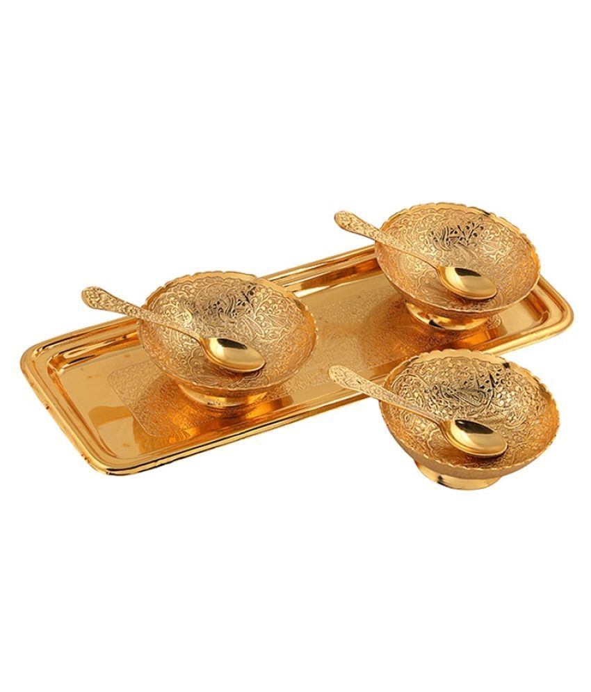     			Arsalan Silverplated Gold/Silver Plated Gift Item - Pack of 7