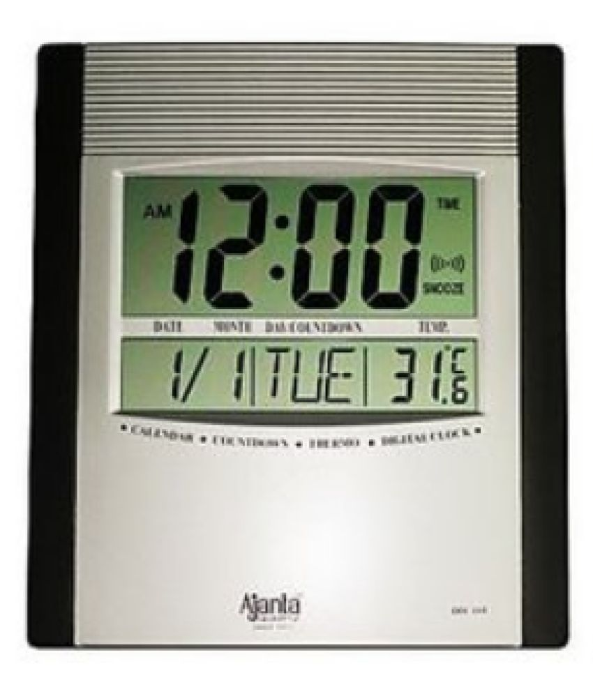 Ajanta Rectangular Digital Wall Clock ( 4 x 6 cm ) Buy Ajanta