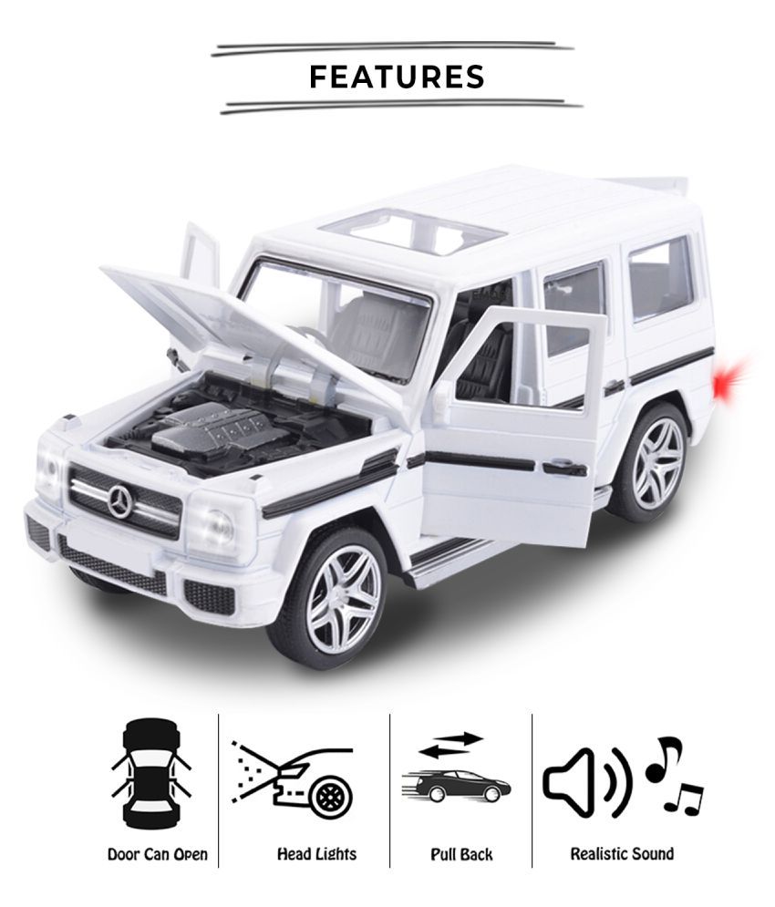 g wagon toy car white