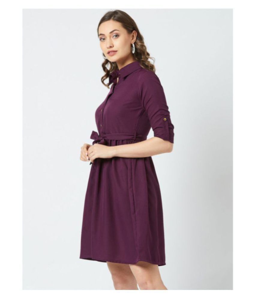Bombay Clothing Company Cotton Brown Shirt Dress Buy Bombay Clothing