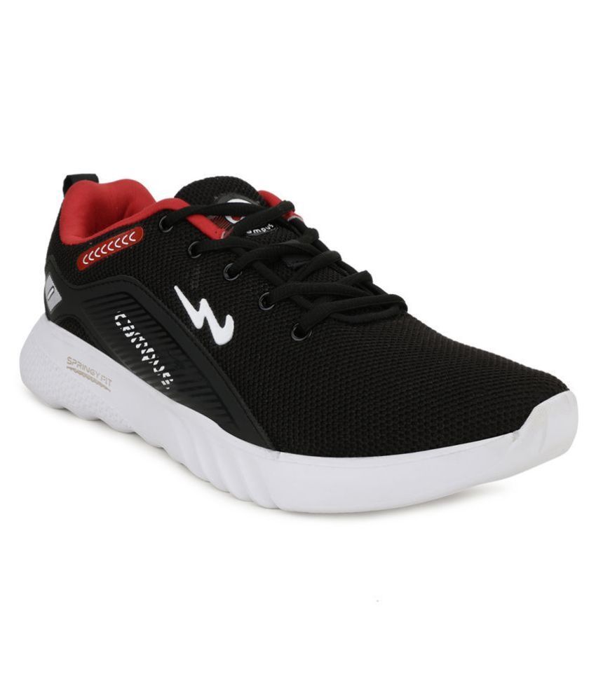     			Campus HARLEY Black  Men's Sports Running Shoes