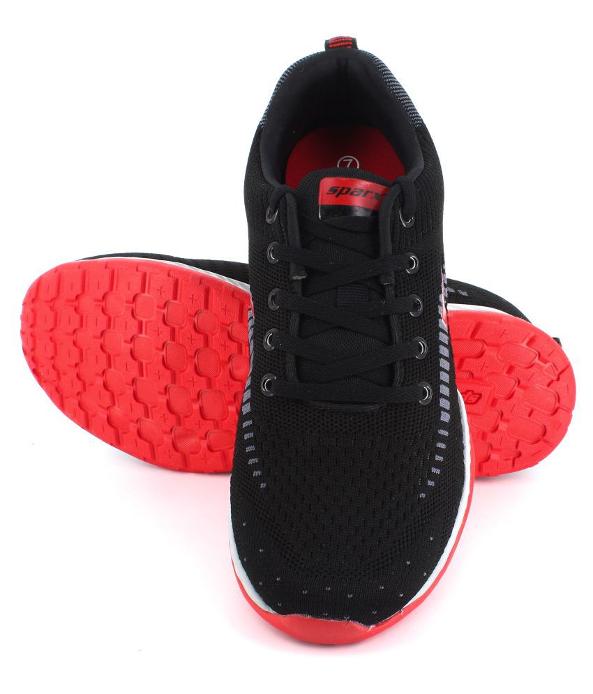 Sparx SM-483 Black Running Shoes - Buy 