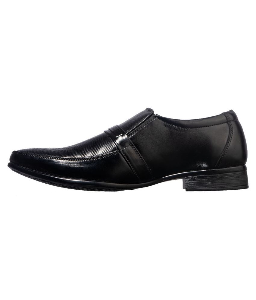 khadims formal black shoes
