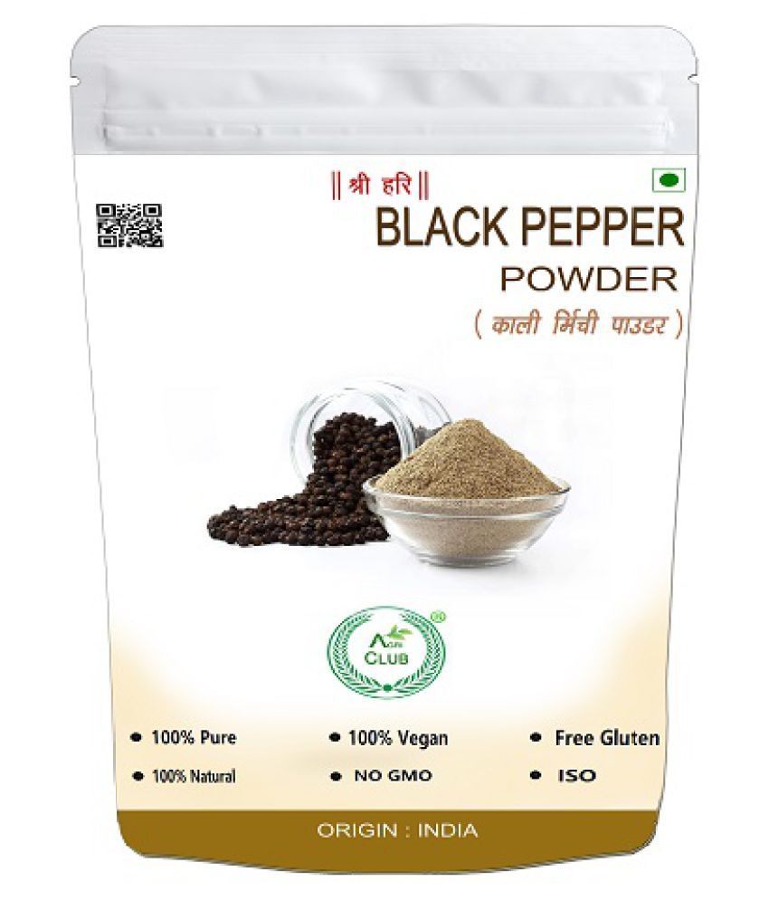     			AGRI CLUB Black Pepper Powder, Kali mirch Powder 200 gm