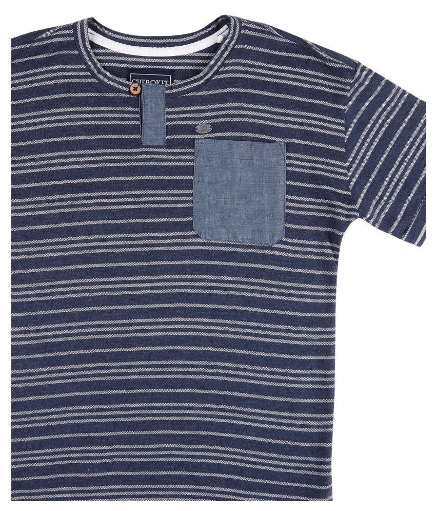 Boys Striped Henley T-Shirt - Buy Boys Striped Henley T-Shirt Online at ...