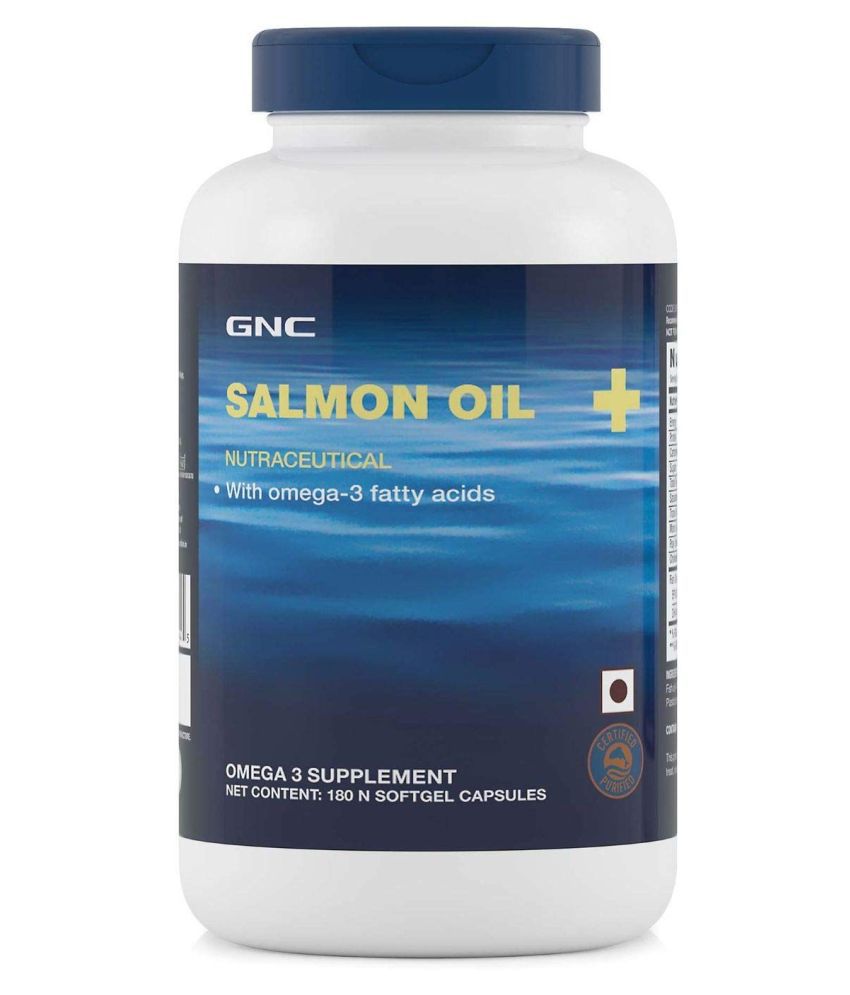 GNC Salmon Oil 1000mgSoftgel(Rich Omega-3 Fatty Acids ...