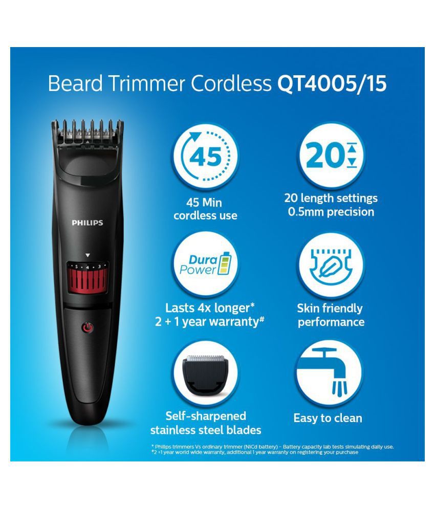 philips 4005 trimmer