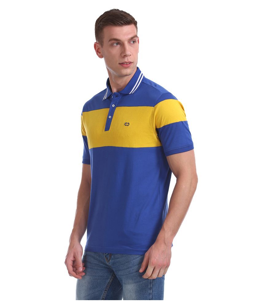 Colt Blue Color Block Polo T Shirt - Buy Colt Blue Color Block Polo T ...