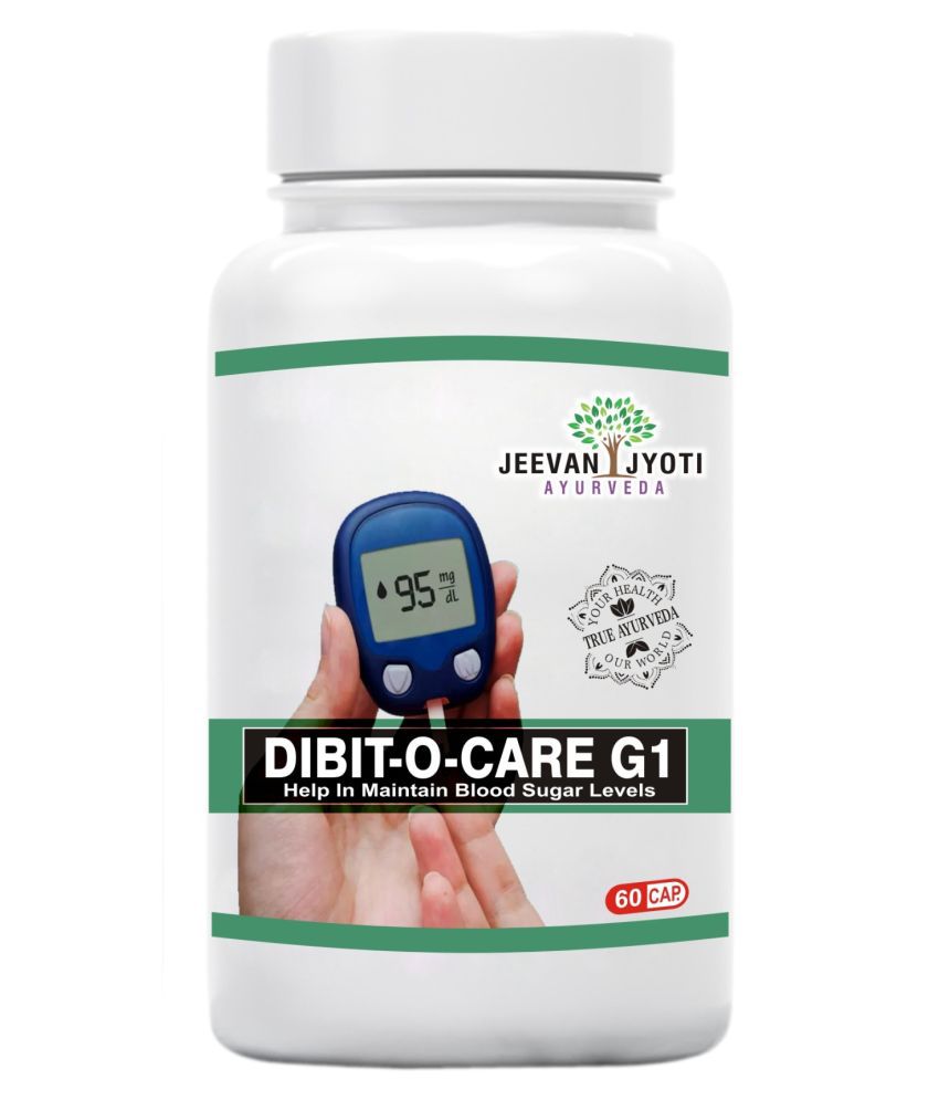     			Jeevan Jyoti Ayurveda Diabetes Capsule 60 mg Pack Of 1