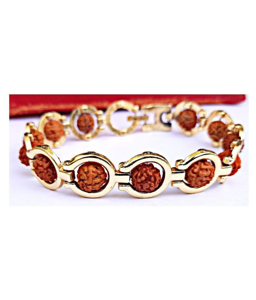     			PAYSTORE - Gold Plated Sphatik Bracelet (Pack of 1)