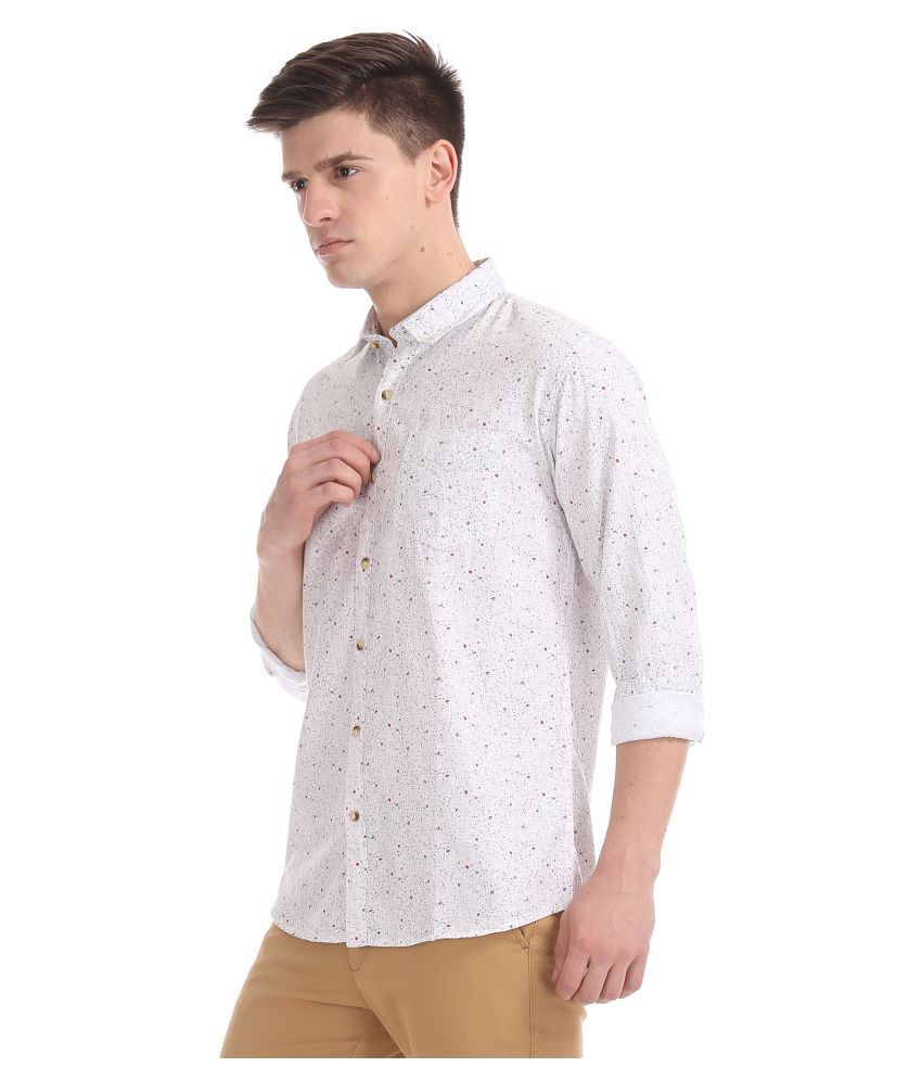 Newport 100 Percent Cotton White Shirt - Buy Newport 100 Percent Cotton ...