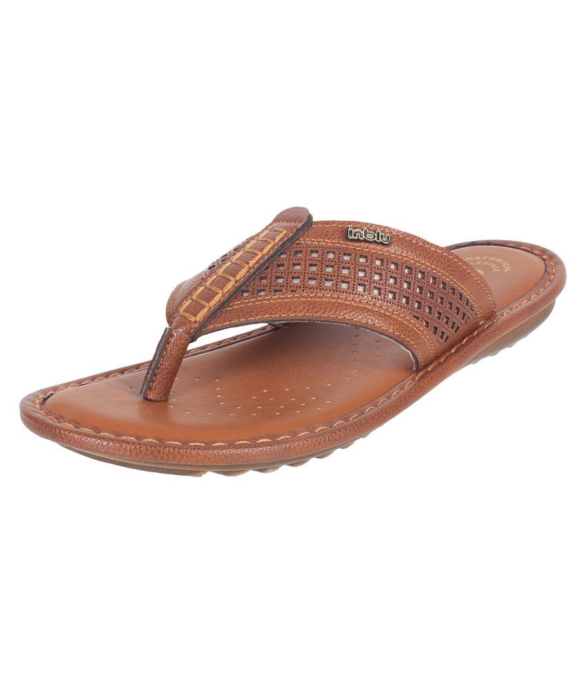 Inblu Tan Flip Flops Price in India- Buy Inblu Tan Flip Flops Online at Snapdeal