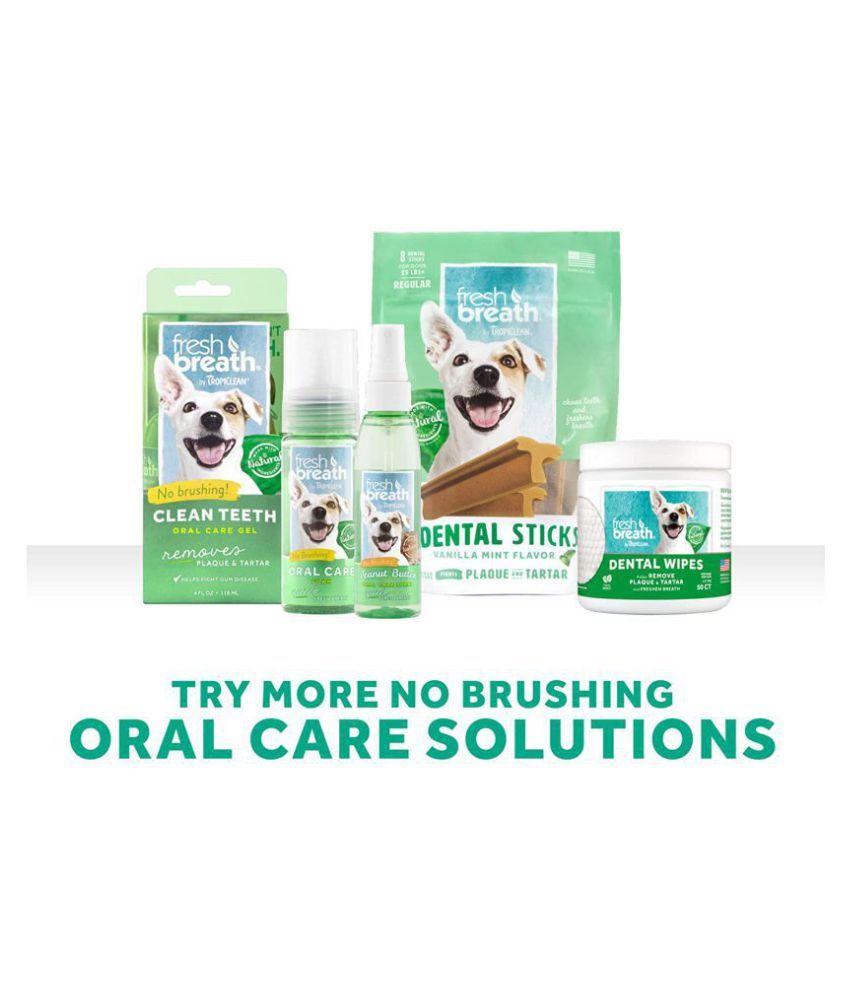 Tropiclean Fresh Breath Oral Care Kit for Puppies, 59 ml Buy Tropiclean Fresh Breath Oral Care