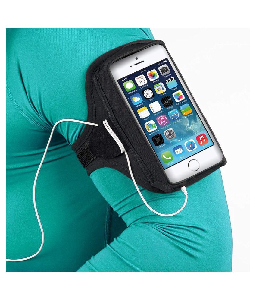 FITLETHIC Sports Running Mobile Armband Pouch with Key Earphone Holder