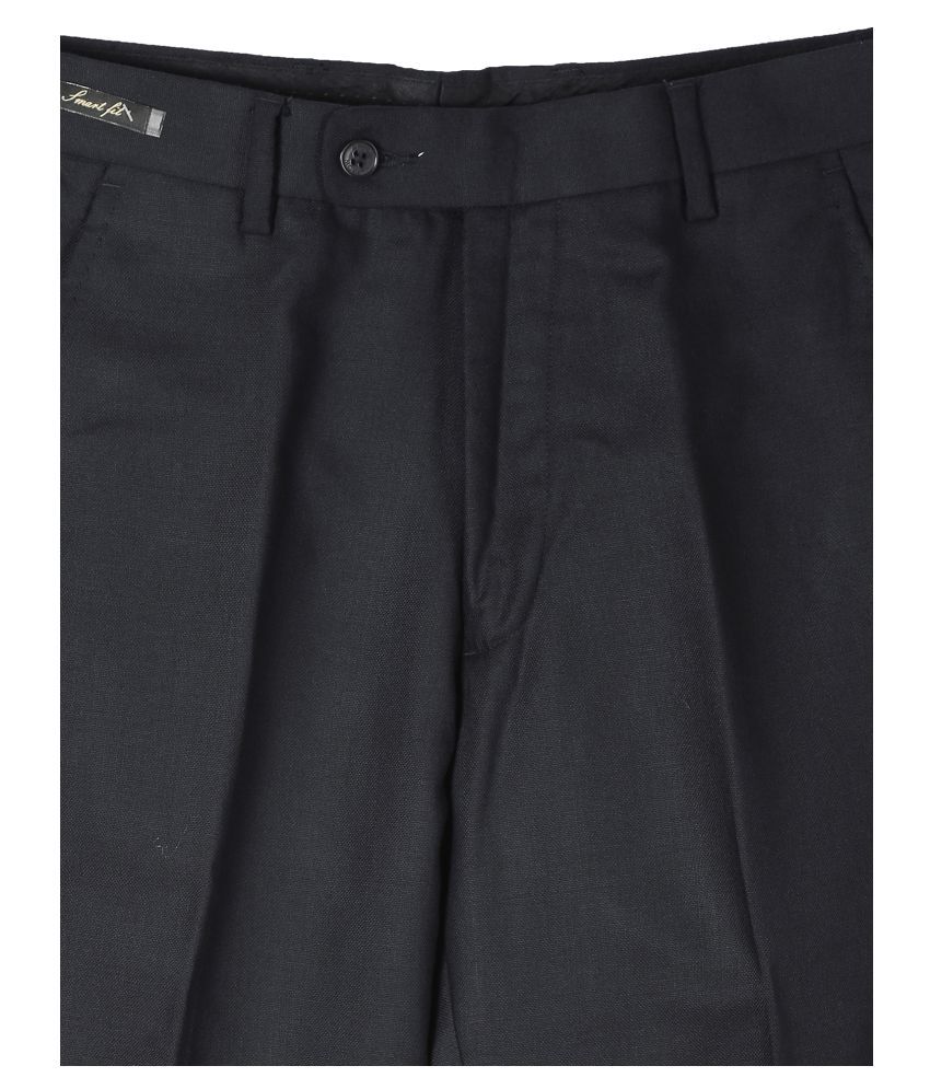 Buy Arrow Men Dark Navy Smart Fit Formal Trousers  Trousers for Men 319865   Myntra