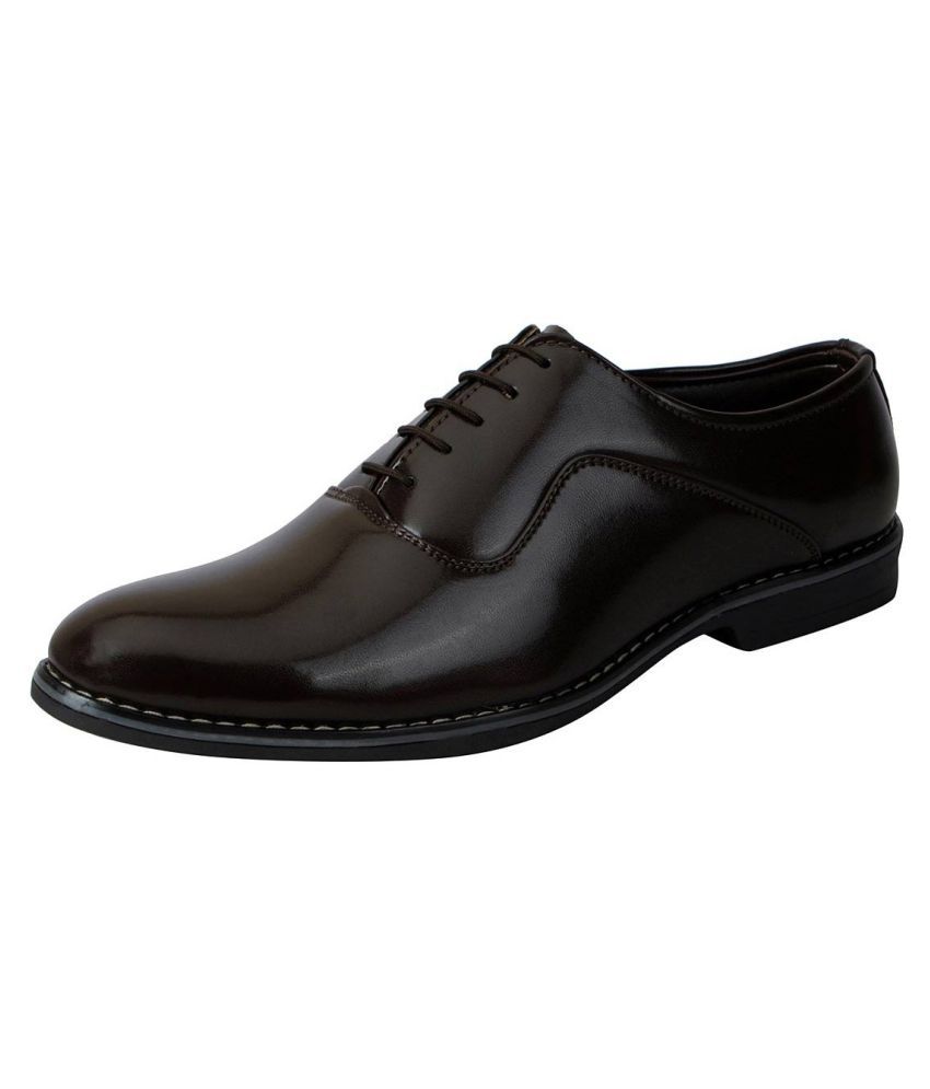 Fausto Oxford Non-Leather Brown Formal 