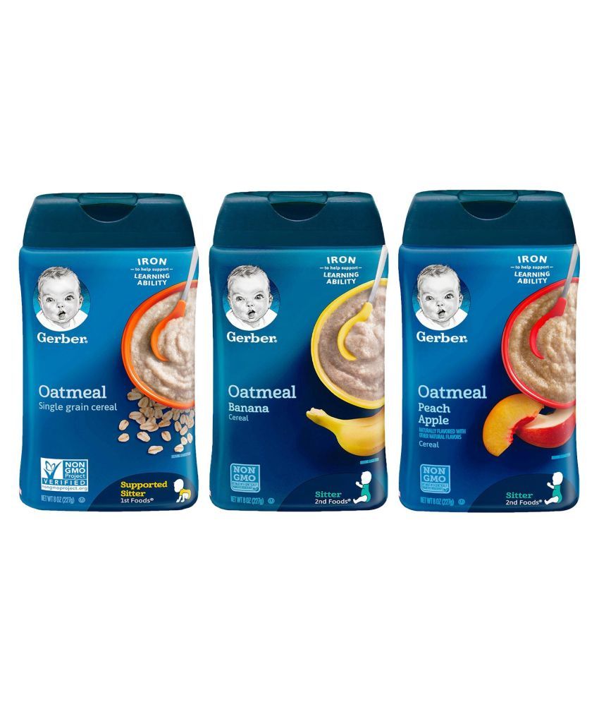 gerber apple banana oatmeal cereal