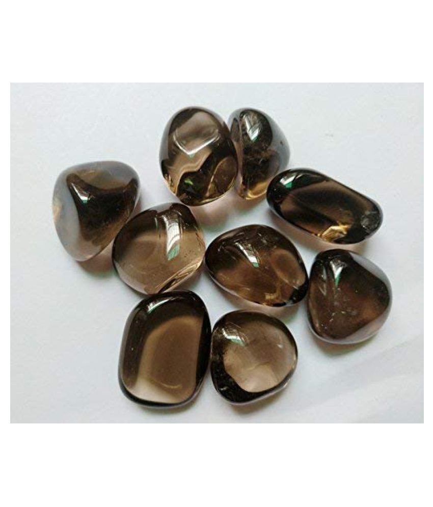 Shubhanjali® Natural Smoky Quartz Tumble Stones for Reiki Healing