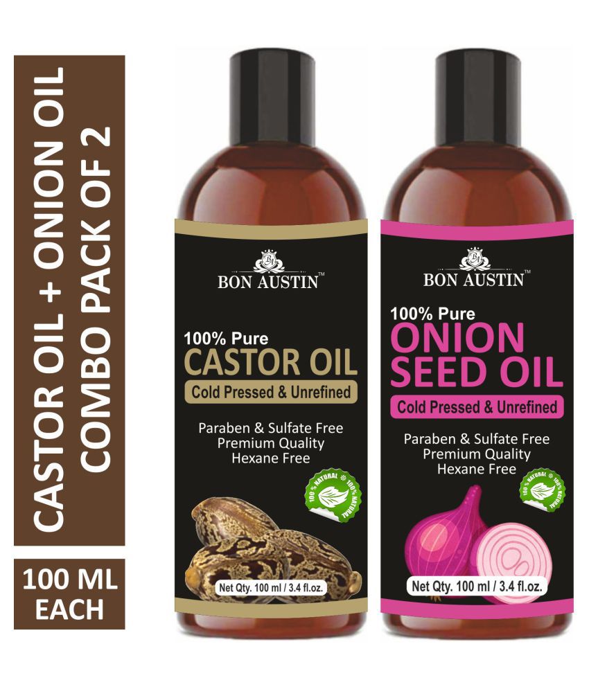     			Bon Austin Premium Castor Oil  200 mL Pack of 2