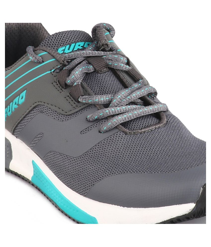 Furo By Red Chief Kid�s Grey Running Sports Shoes Price in