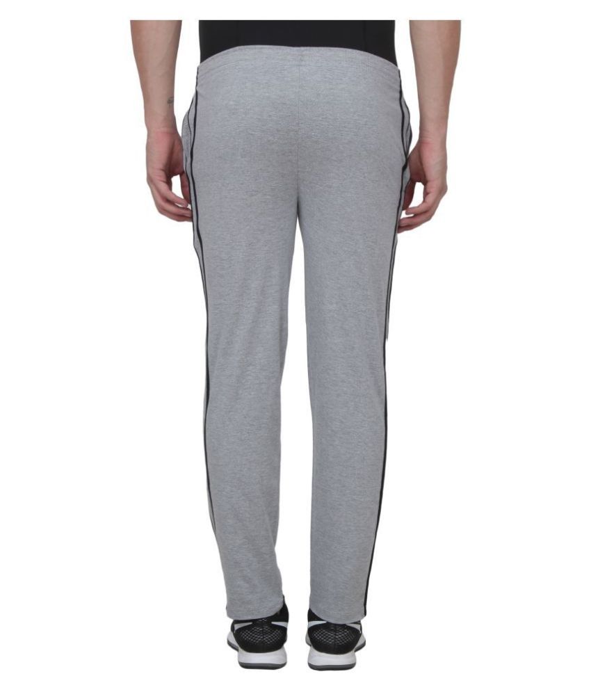 grey cotton track pants