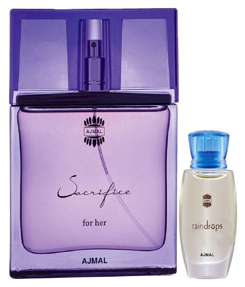 Ajmal Sacrifice for HER EDP 50ml for Women and Raindrops Concentrated