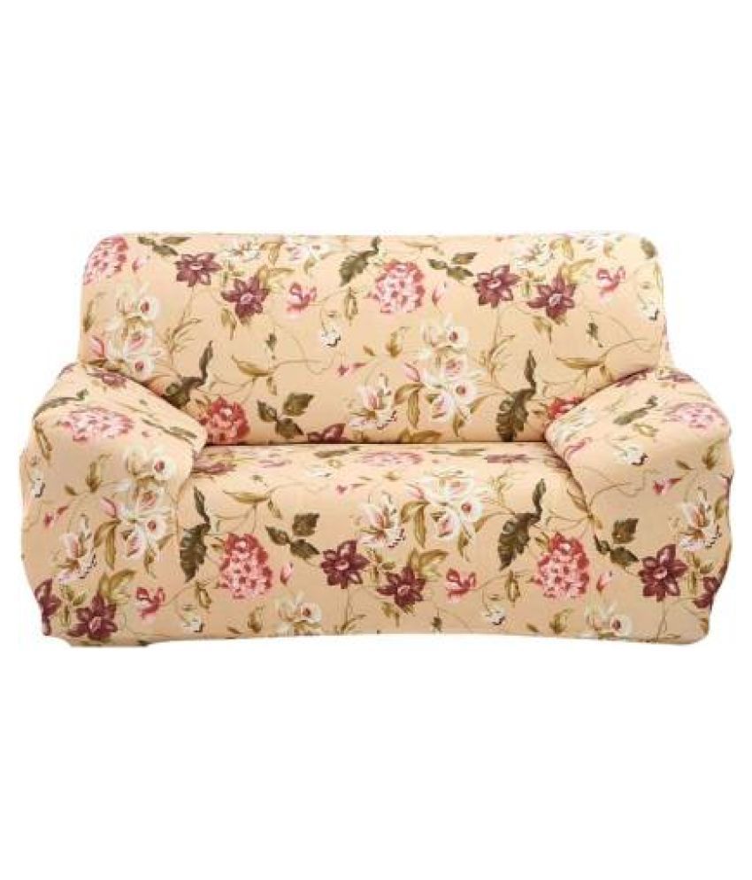     			House Of Quirk 1 Seater Poly Cotton Single Sofa Cover Set