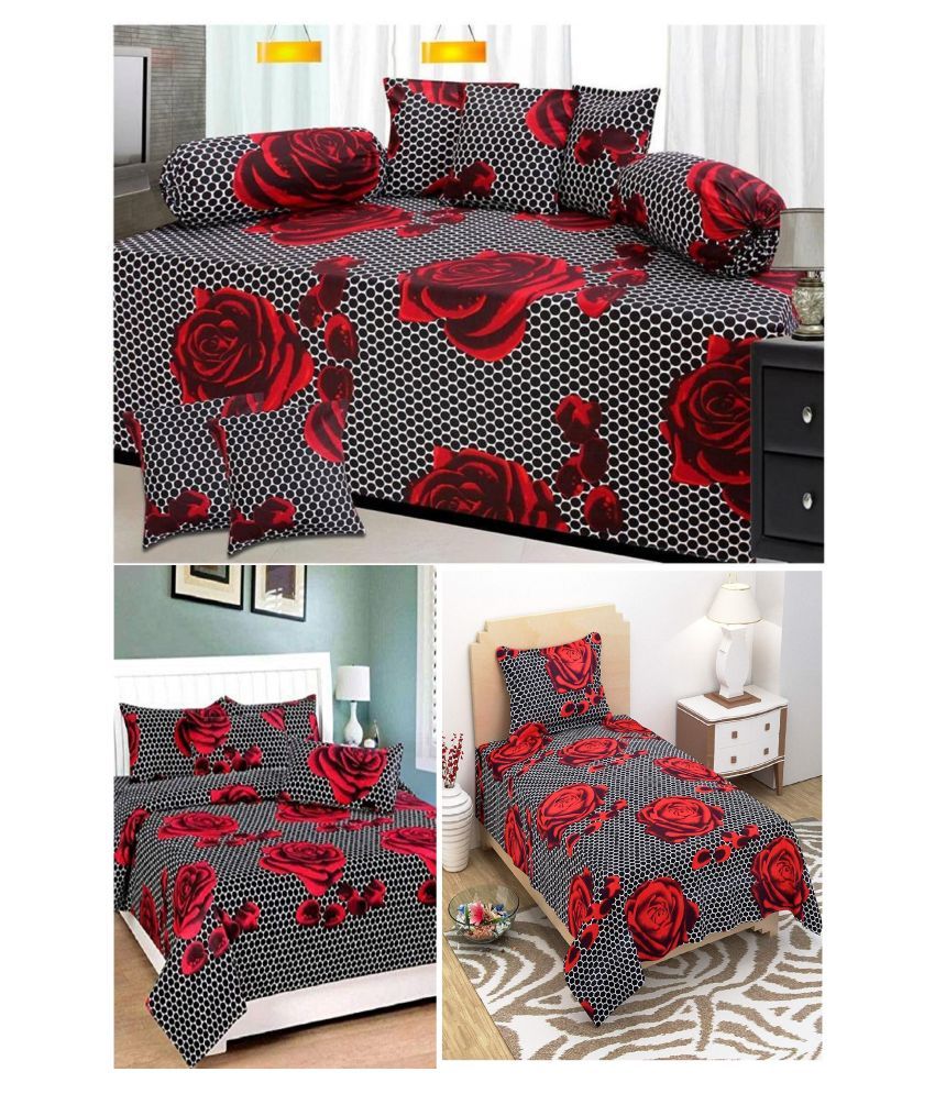 SHAKRIN Poly Cotton Double Bedsheet,Single Bedsheet Buy SHAKRIN Poly