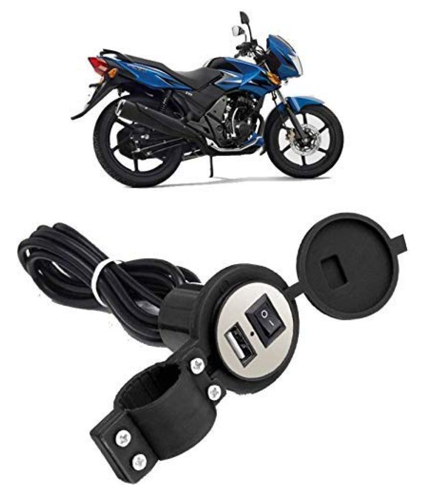 Bike Round Usb Waterproof Mobile Holder Charger For Yamaha