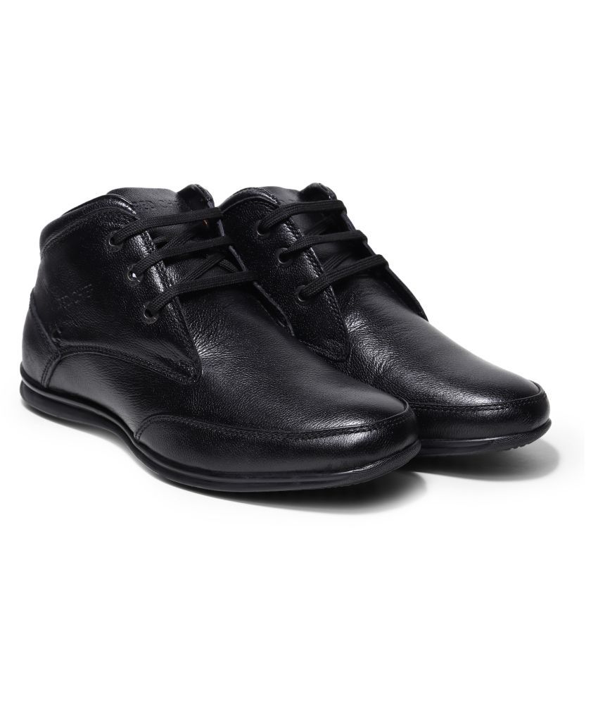 red chief shoes black leather