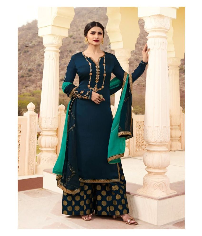 light blue chaniya choli