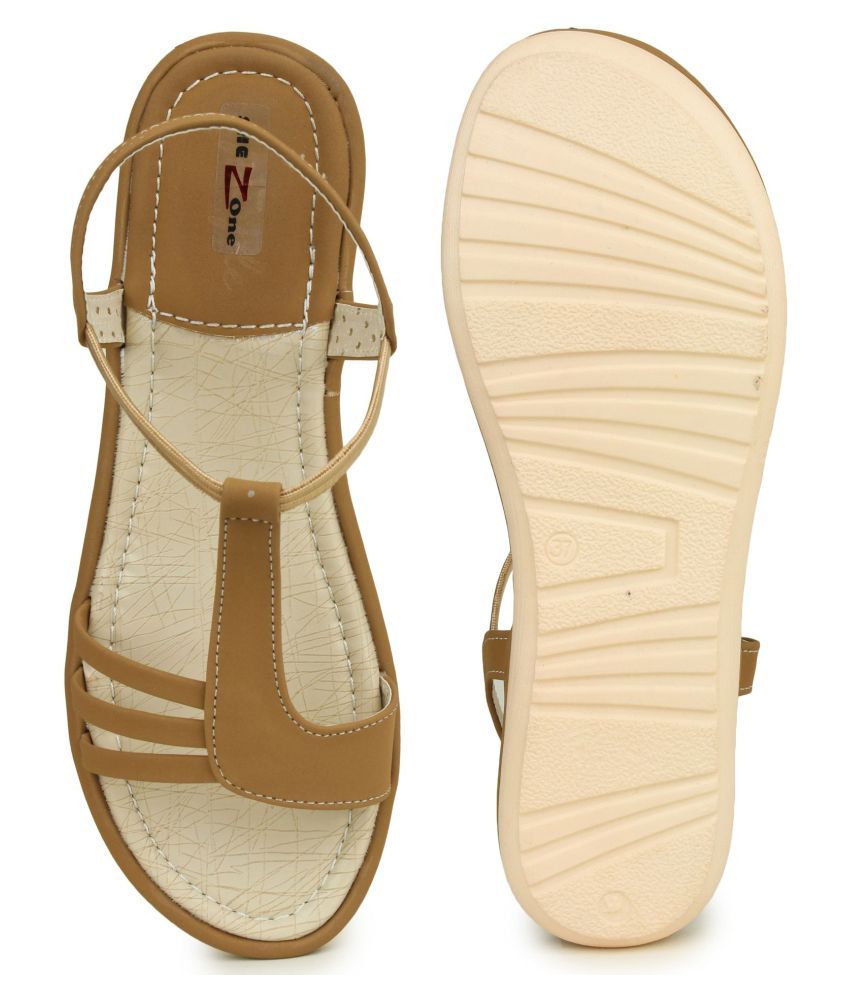 shiny beige flats