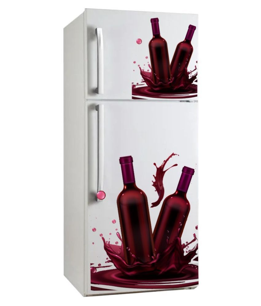 VCREATE DECOR Red Wine Fridge Sticker ( 55 x 58 cms ) Buy VCREATE
